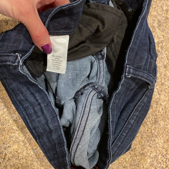 Banana Republic Flare Dark Denim Blue Jeans Limited Edition 28/6 - Picture 12 of 15